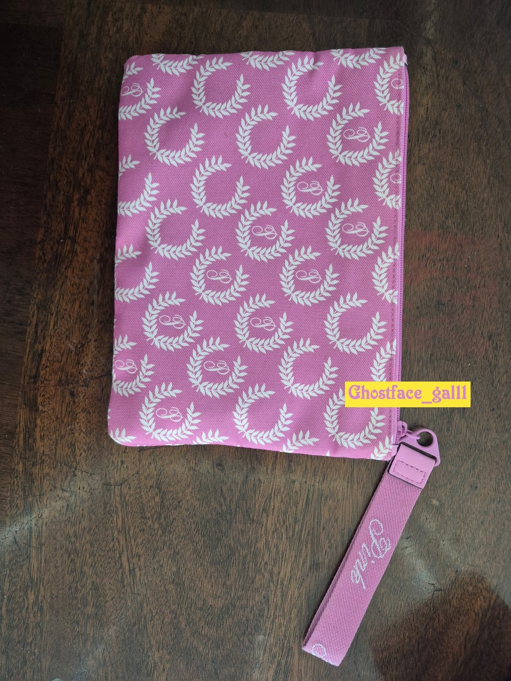 Victoria's Secret Pink Mongram Wristlet